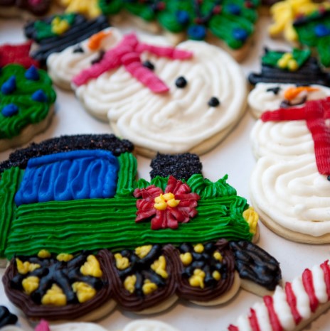 Receta para hacer Tarjetones de galletas navideñas