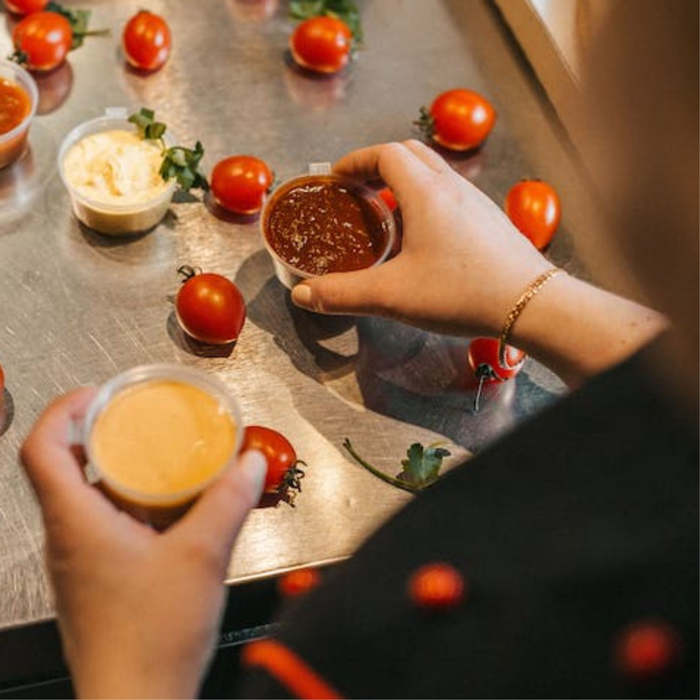 Preparación de diferentes tipos de salsas