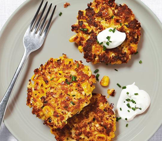 tortitas coliflor y papa