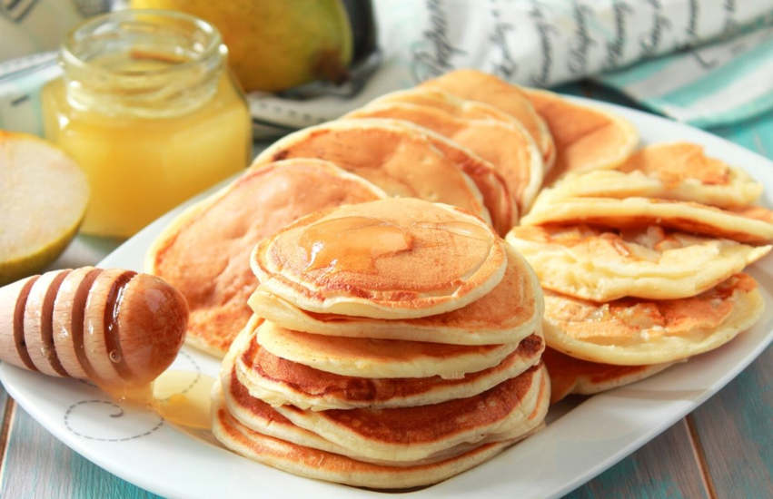 Receta para hacer Tortitas sin gluten de pera y pasas