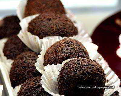 trufas chocolate receta