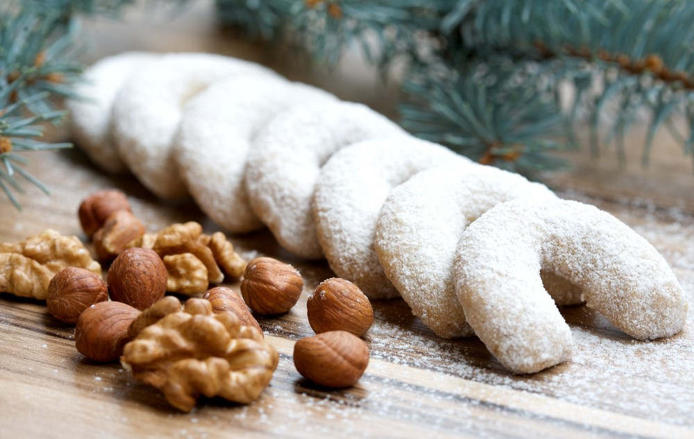 Cómo hacer vanilkové rohlíčky medias noches vainilla receta navidad