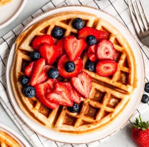 Receta de waffles keto