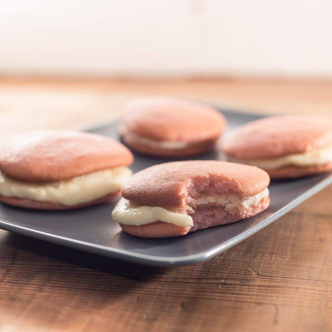 whoopies de fresa