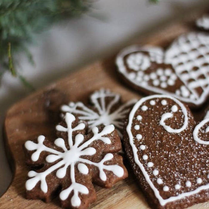 Galletas navideñas, decoración, glaseado, Navidad