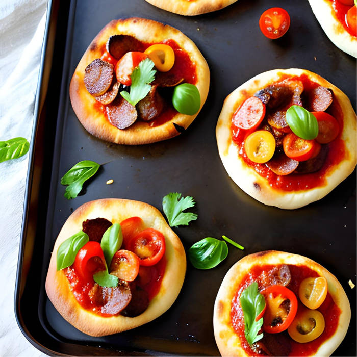 Deliciosas y fáciles de preparar: Minipizzas de chorizo para compartir