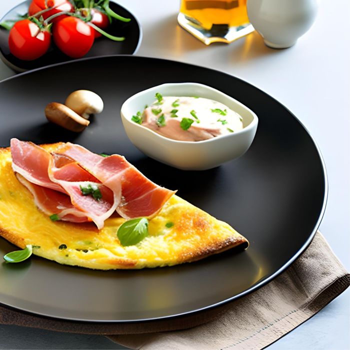 Tortilla de setas con jamón serrano: Una fusión de sabores que conquistará tu paladar