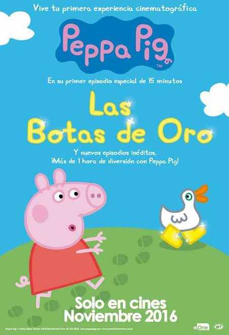 peppa pig botas oro