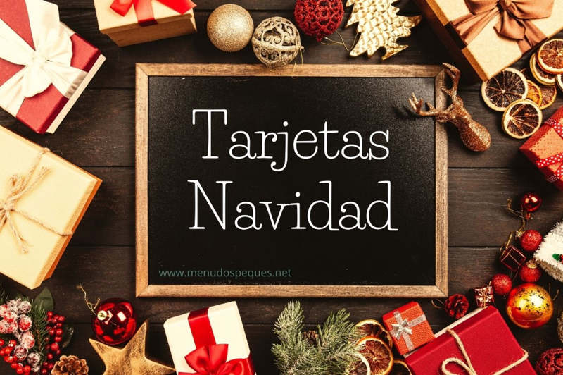 Tarjetas para felicitar Navidad y año nuevo