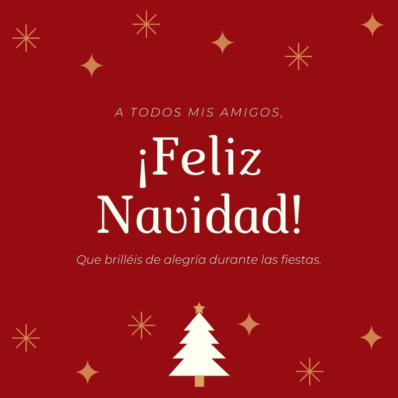 Tarjetas de navidad para enviar Felicitaciones de navidad redes sociales