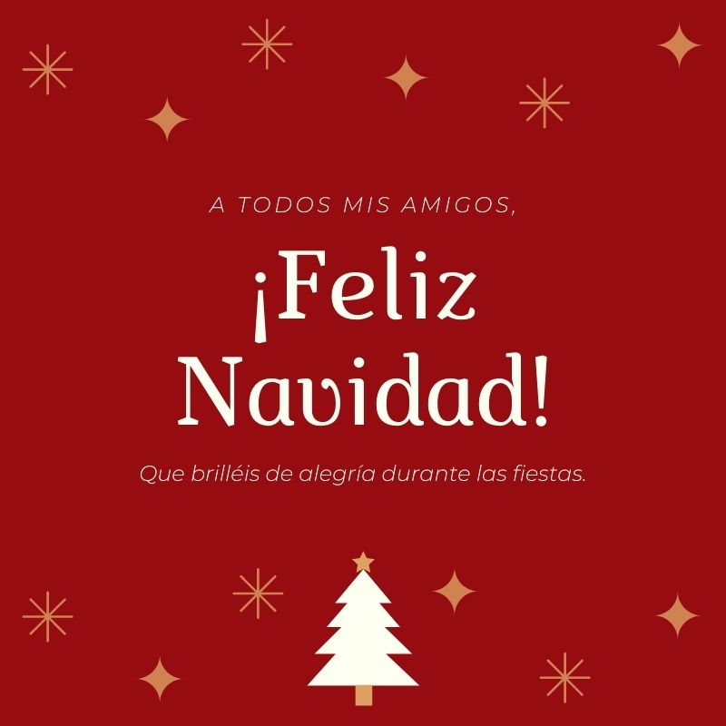 Felicitaciones de navidad redes sociales