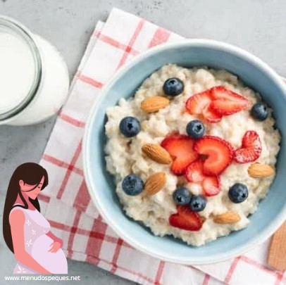 ¿Puede una mujer embarazada comer avena? embarazo gachas de avena