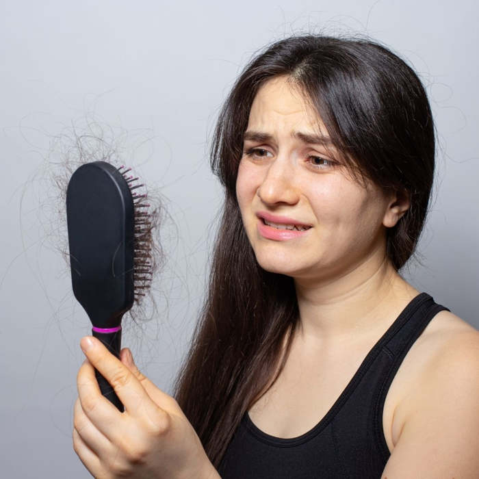 evitar la caída cabello después del parto?