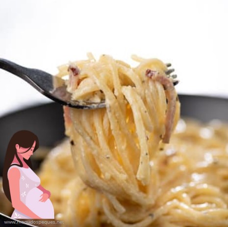 ¿Puede una mujer embarazada comer Carbonara? embarazo pasta a la carbonara