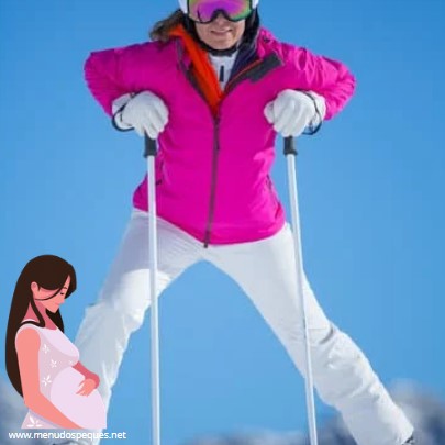 ¿Se puede seguir practicando esquí durante el embarazo? ¿Pueden las embarazadas esquiar? 