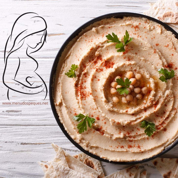 ¿Puede una mujer embarazada comer hummus?