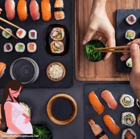 ¿Puede una mujer embarazada comer comida japonesa? embarazo restaurante japonés