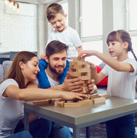 Juegos familiares con niños