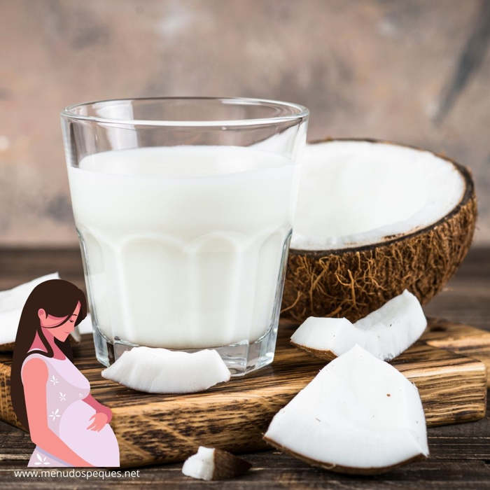 ¿Puede una mujer embarazada tomar leche de coco? embarazo