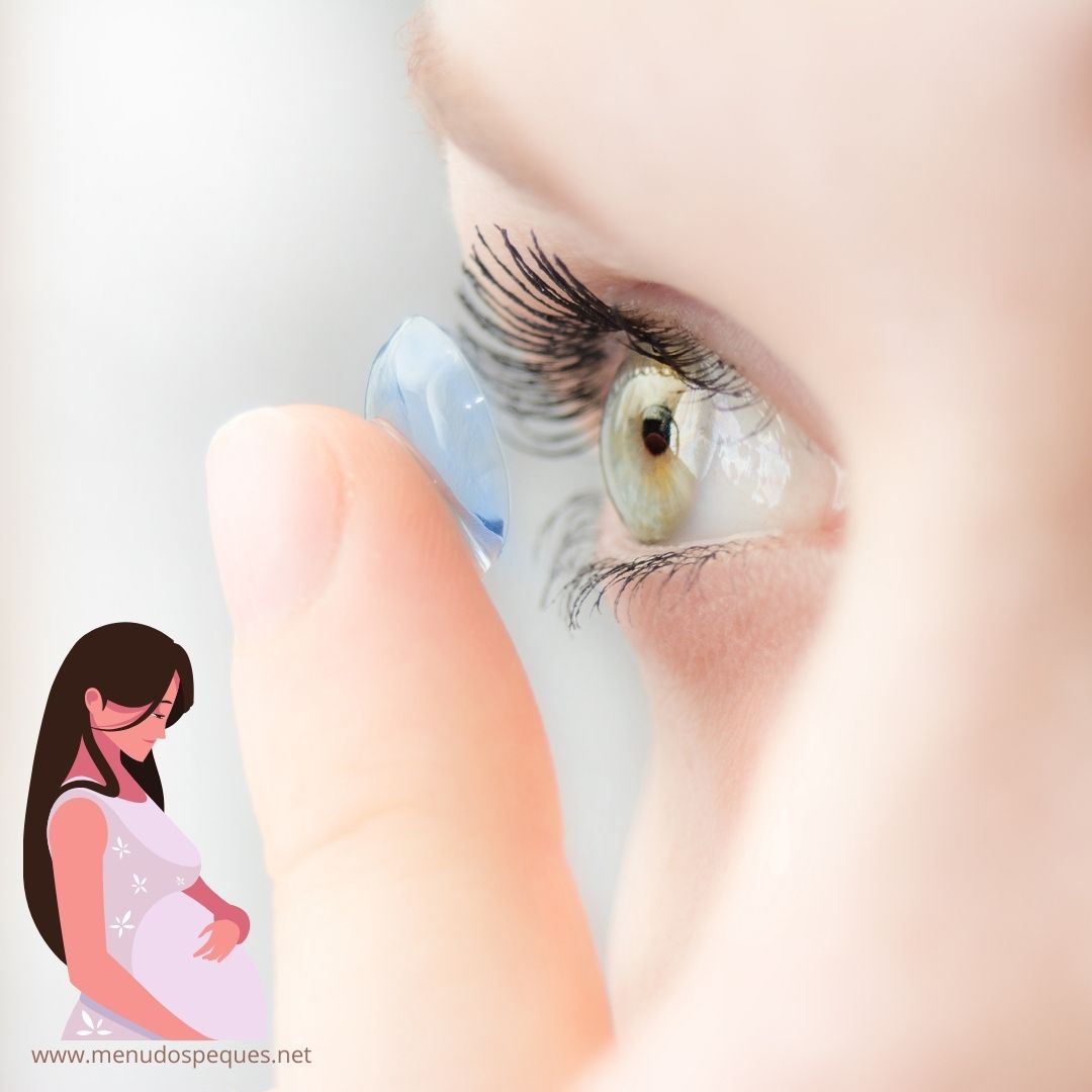 ¿Puedo usar lentes de contacto durante el embarazo? lentillas embarazada