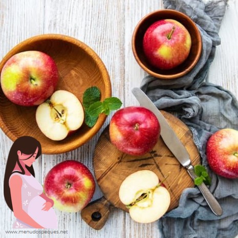 ¿Puede una mujer embarazada comer manzanas? embarazo manzanas verdes y rojas