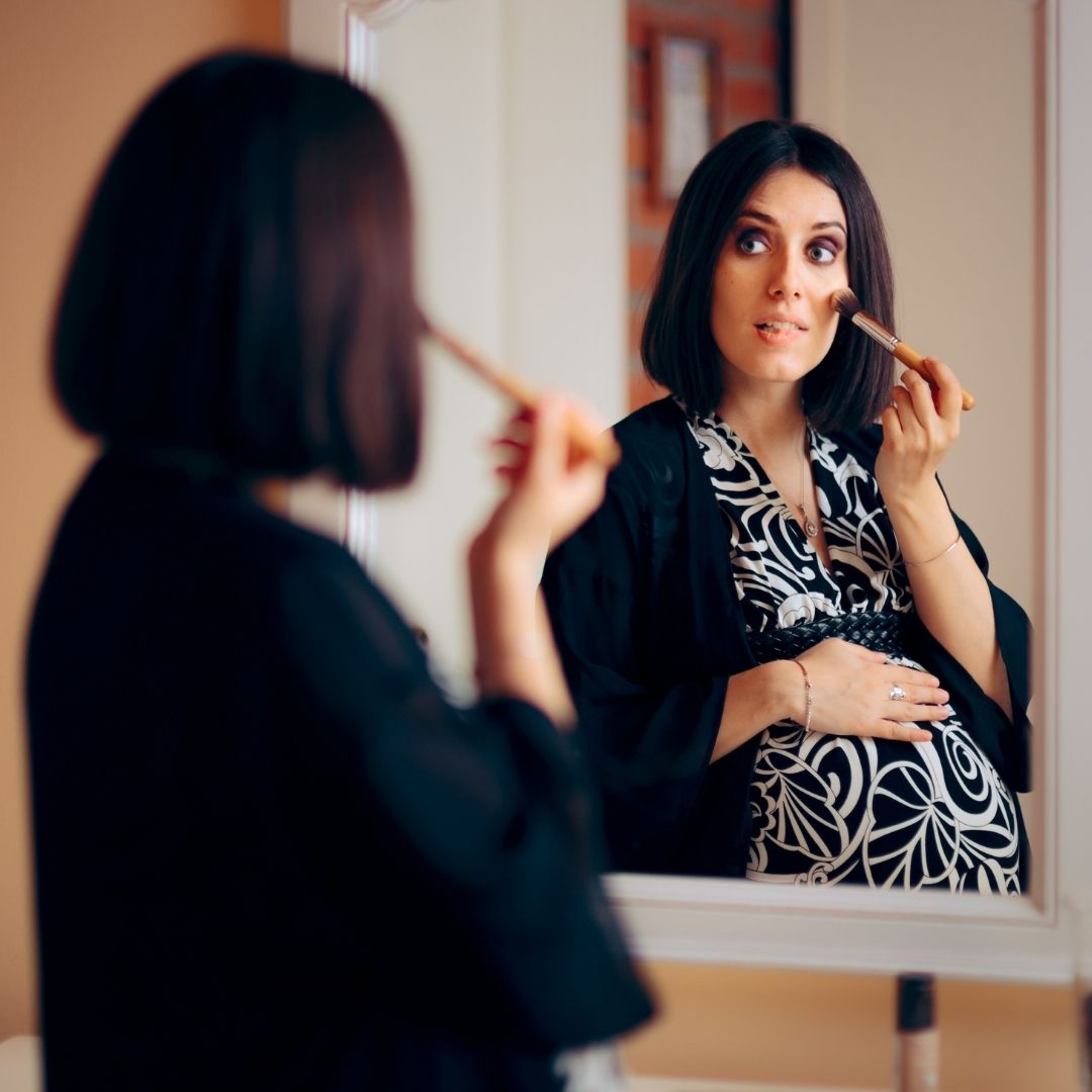 Puedo usar  maquillaje en el embarazo