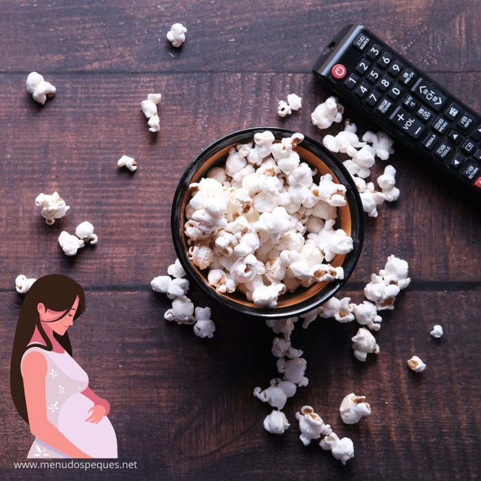 ¿Puede una mujer embarazada comer palomitas de maíz? embarazo cotufas