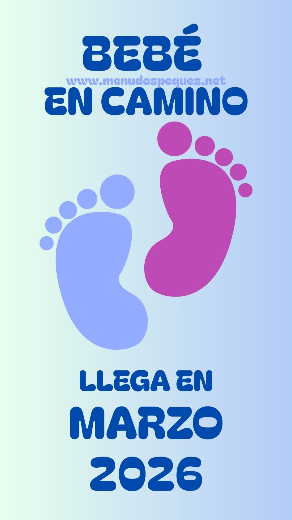 Llega bebé marzo 2026