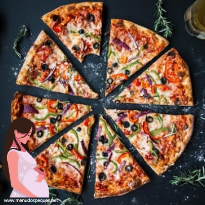 ¿Puede una mujer embarazada comer pizza? embarazo