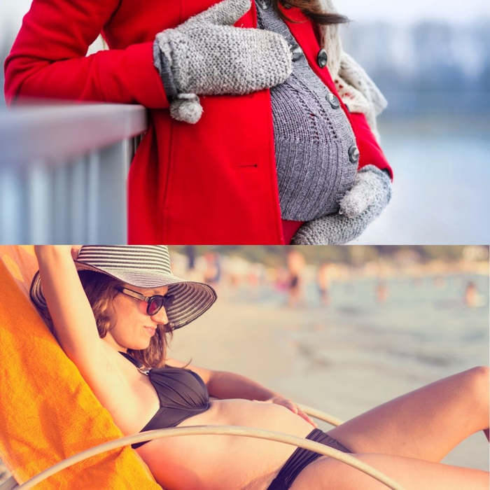 quedar embarazada invierno, embarazada, verano, vacaciones embarazo