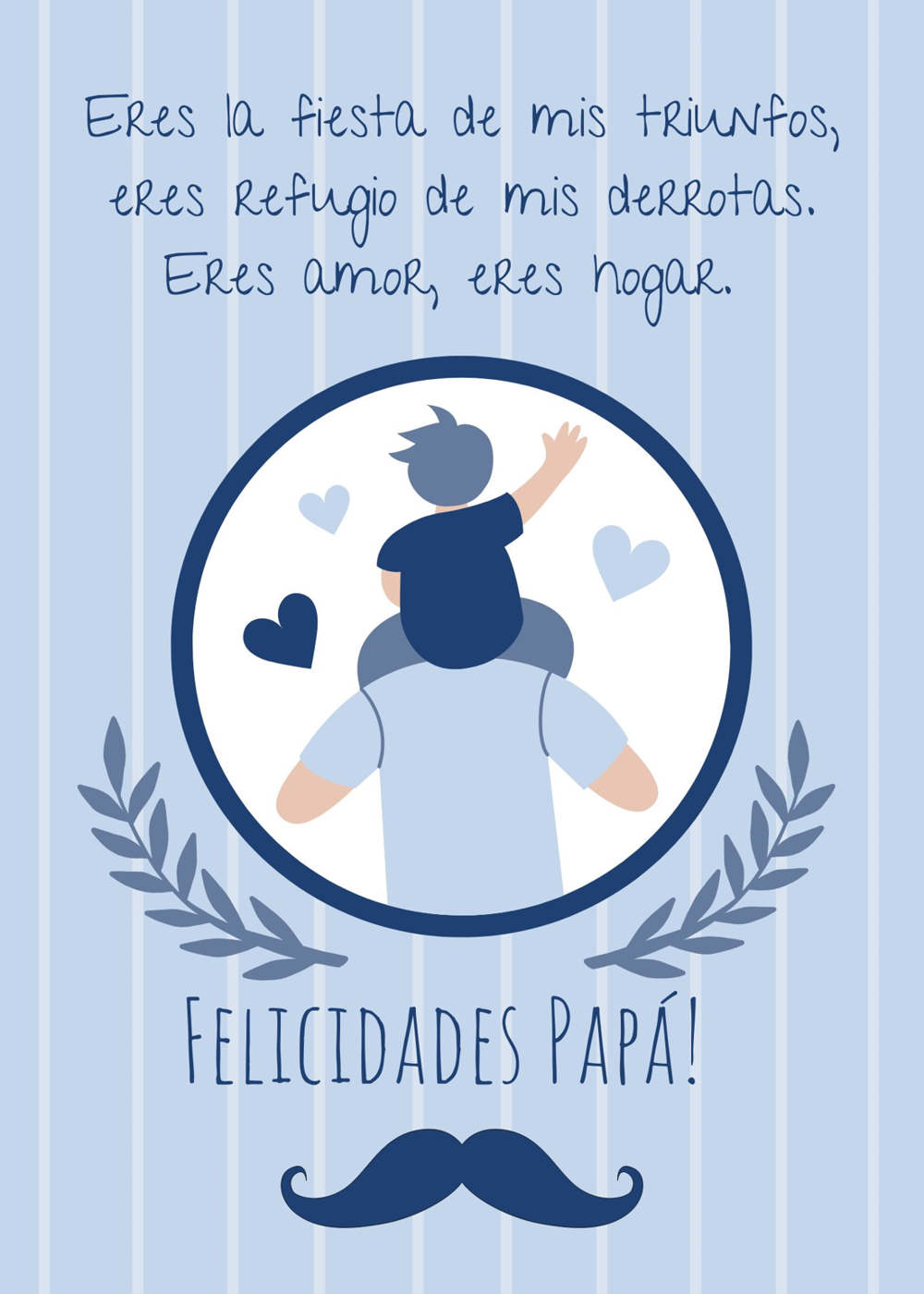 tarjetas día del padre, felicitaciones