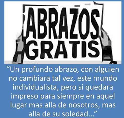 abrazos gratis