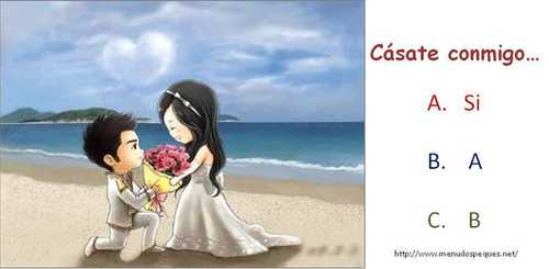 Propuesta de matrimonio