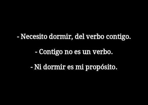 quiero dormir contigo