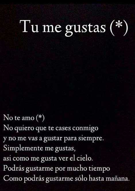 me gustas