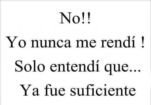 nunca me rendí