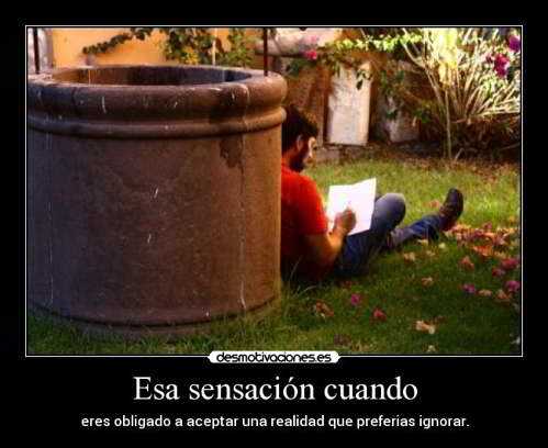 aceptar la realidad