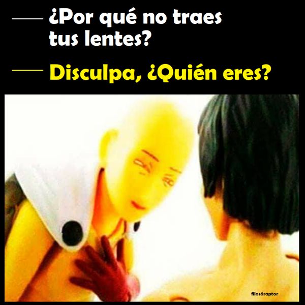 Cuando tienes falta de vista