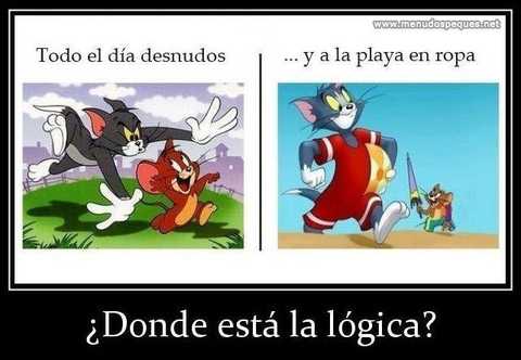 Tom y Jerry, ¿dónde está la lógica?