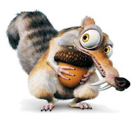 Scrat, la edad de hielo