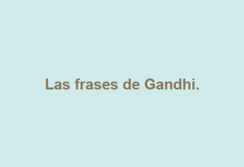 frases gandhi