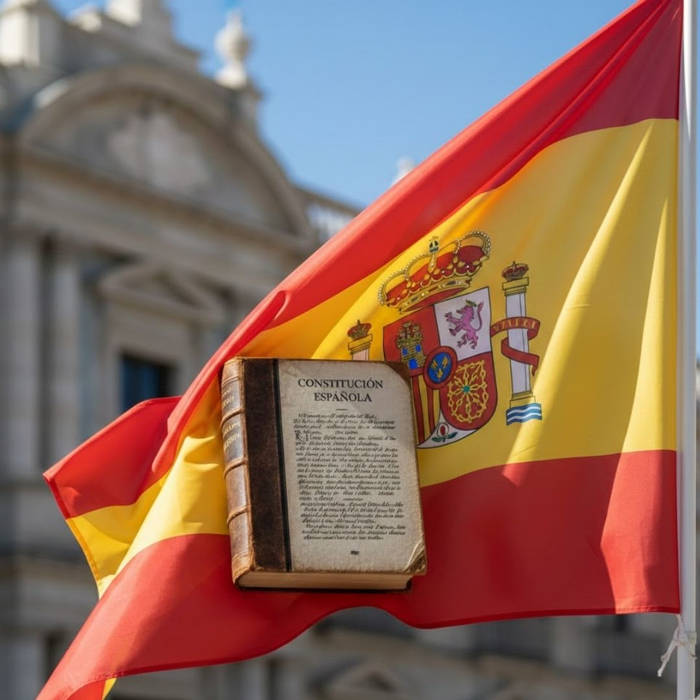 día 6 de diciembre día de la Constitución Española bandera de España, constitución española recursos educativos