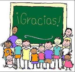Canción de despedida para infantil, Gracias