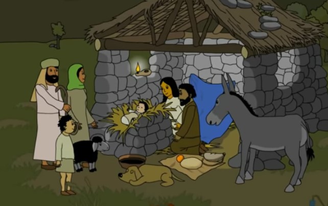 Cuento nacimiento Jesús, cuentos navidad para niños pequeños, video cuentos