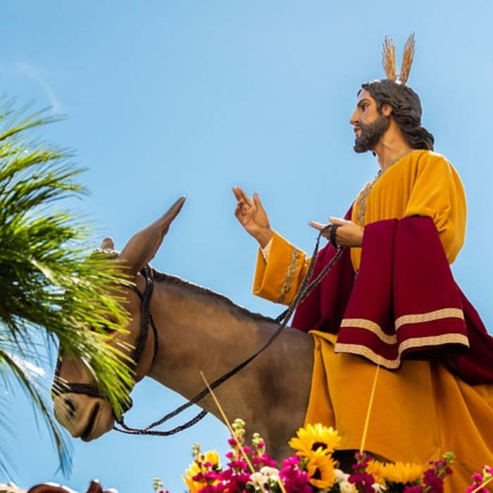 Jesús en el burrito, Cuentos pascua, cuentos semana santa