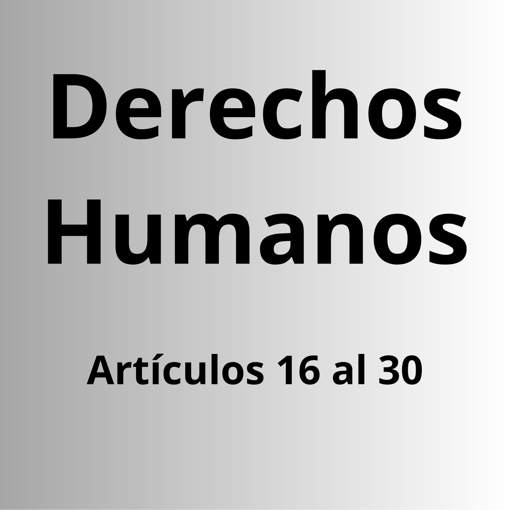 derechos humanos artículos