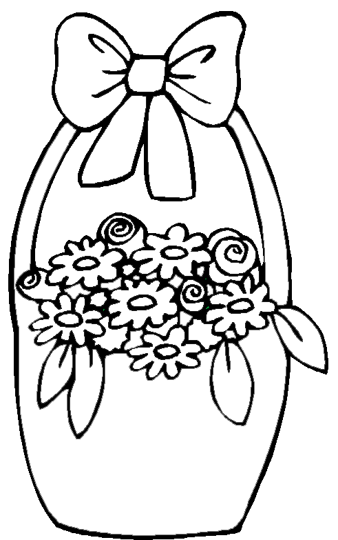 cesta flores madre