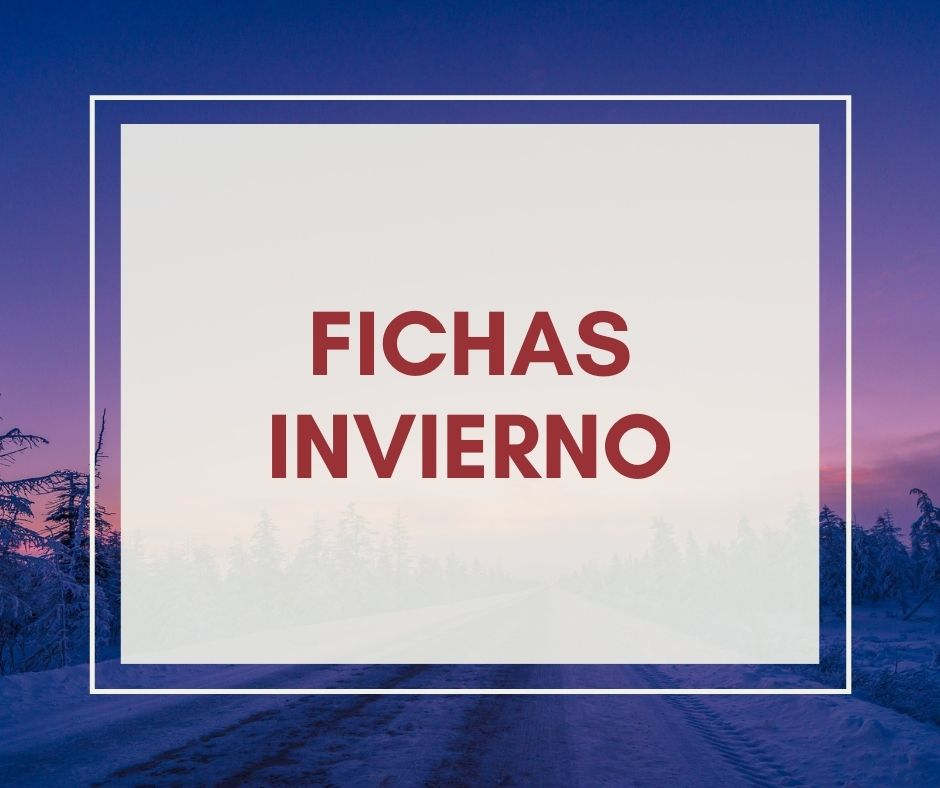 Fichas infantiles invierno, actividades invierno