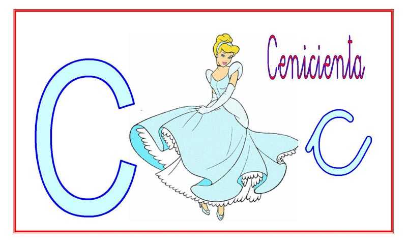 Lectura - Aprender las letras con Disney - Letra C