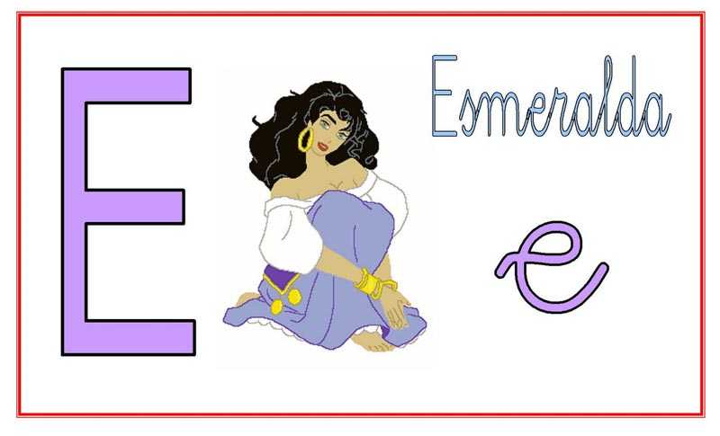 Aprender las letras con Disney